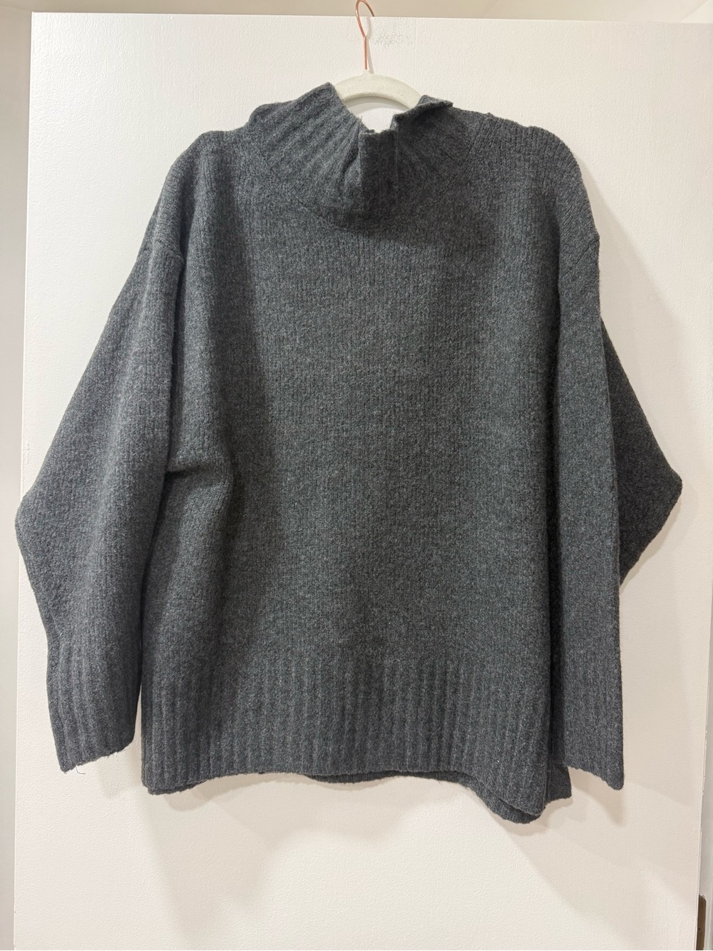 a new day Charcoal Gray Cozy Knit Sweater